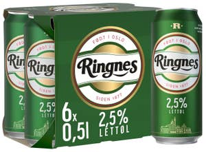 Ringnes Lettøl 6 x 0,5l
