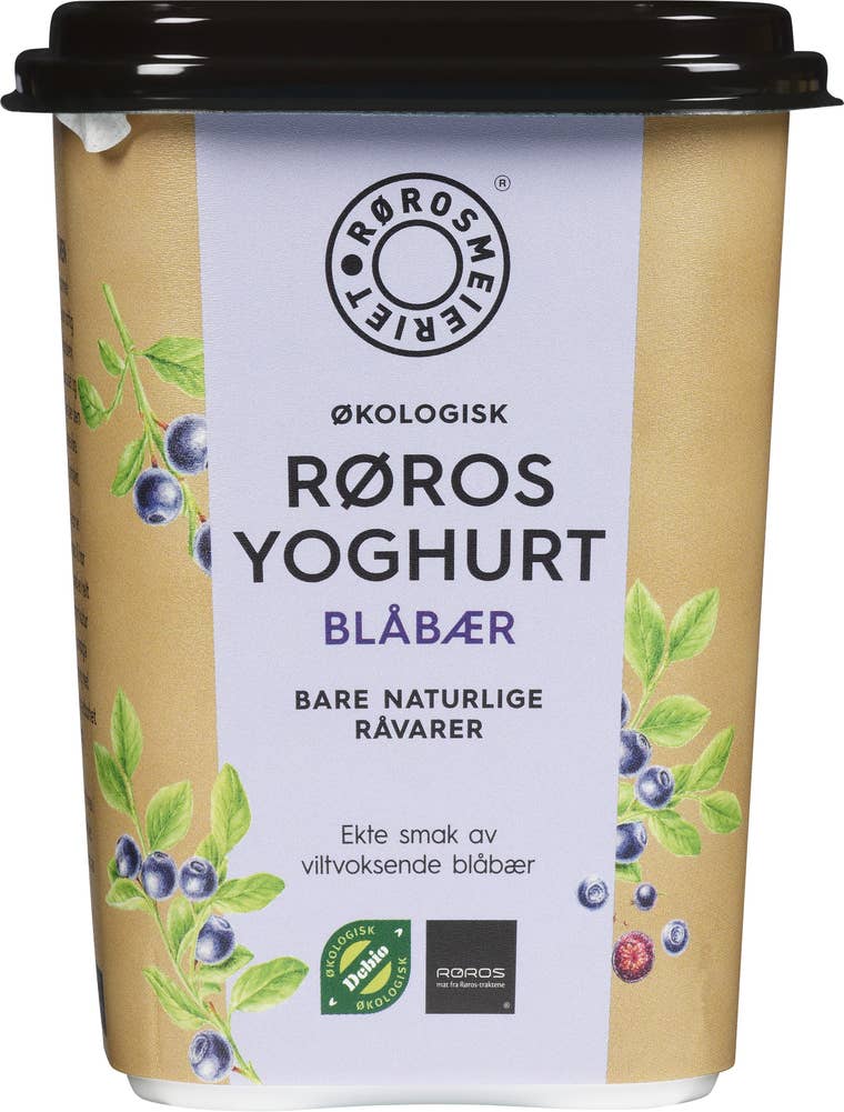 Rørosmeieriet Økologisk Rørosyoghurt Blåbær