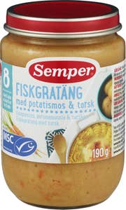 Semper Grateng med fisk Fra 8 mnd