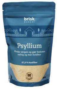 Brisk Psyllium malte frøskall Til baking