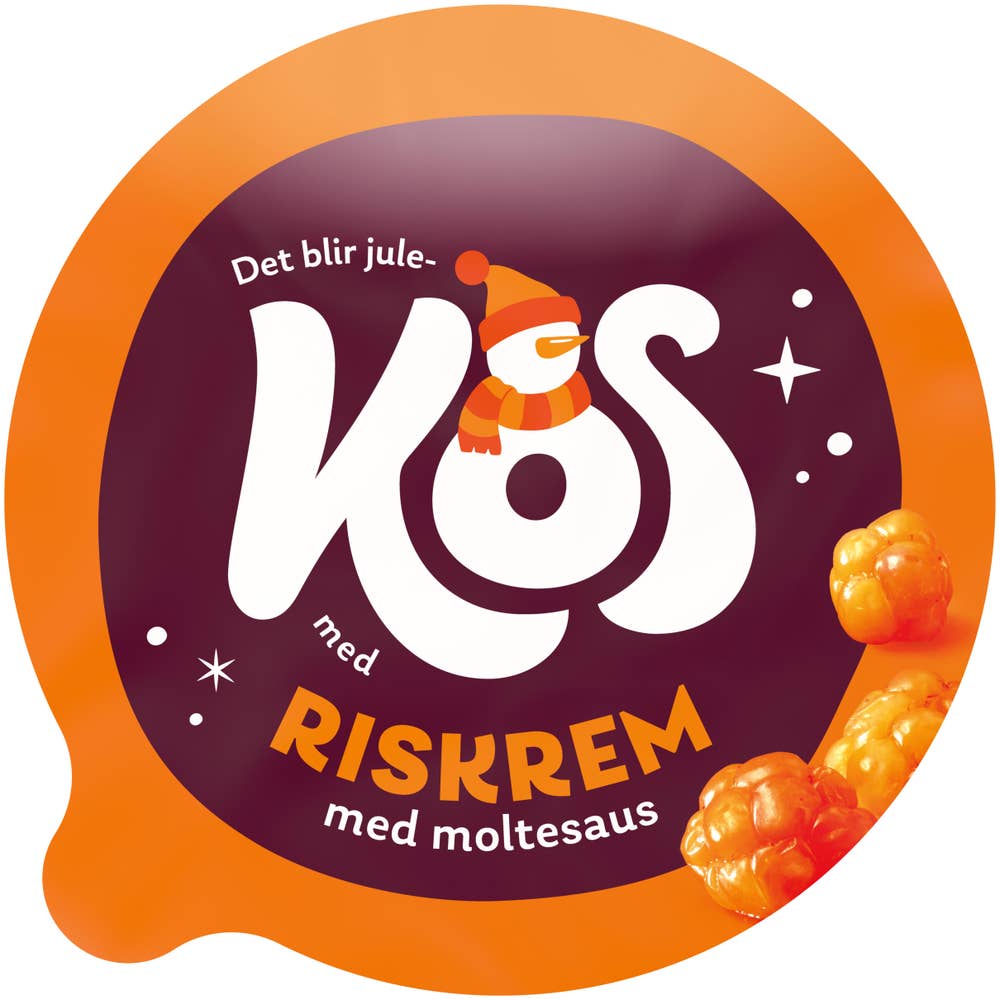 KOS Riskrem med moltesaus
