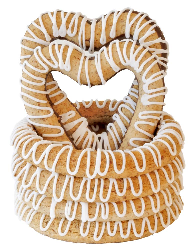 My Bakery Kransekakelykke 2 hjerter og 4 ringer