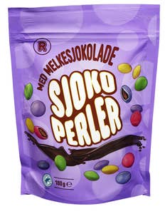 R Sjokoperler med Melkesjokolade