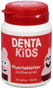 DENTAKIDS Fluortablett mix Assorterte smaker