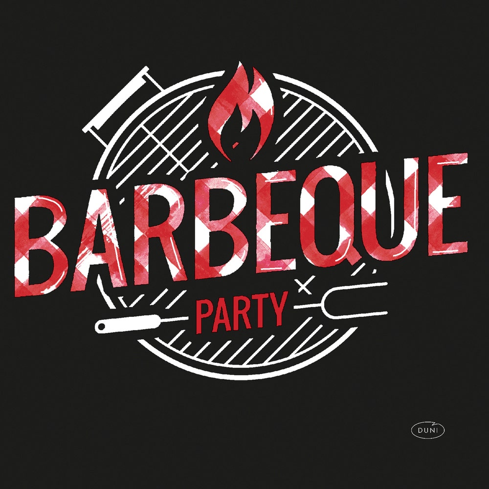 Duni Servietter BBQ Party 3 lag, 33x33cm