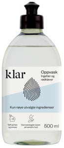 Klar Hand Dishwash Ingefær og rødkløver