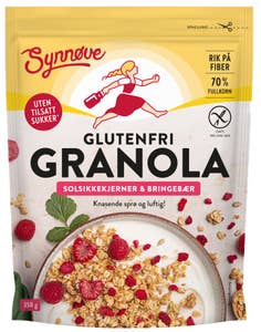 Synnøve Finden Glutenfri Granola Bringebær