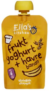 Ella's Kitchen Fruktyoghurt havre og banan Fra 10 mnd
