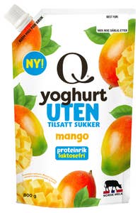 Q yoghurt mango Uten tilsatt sukker