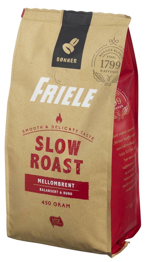 Friele Slow roast Medium Utz Hele bønner