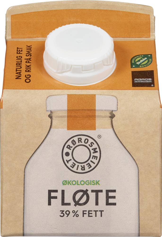 Rørosmeieriet Økologisk kremfløte 39% fett