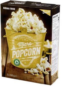 R Micropopcorn med Smør 3pk
