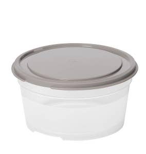 Smartstore Matoppbevaringsboks Rund, 0,45 l, grå