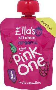 Ellas The Pink One Fra 6 mnd, økologisk fruktsmoothie