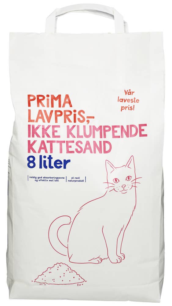 Prima Kattesand Ikke klumpende