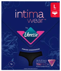 Libresse Intimawear Hipster menstruse Sort, str. L