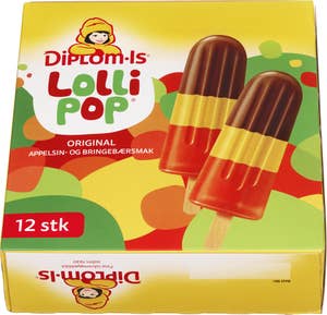 Diplom-is Lollipop ispinne 12 stk