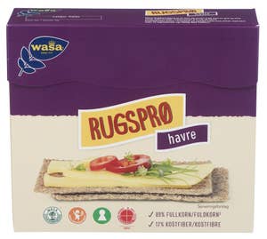 Wasa Knekkebrød Rugsprø Havre