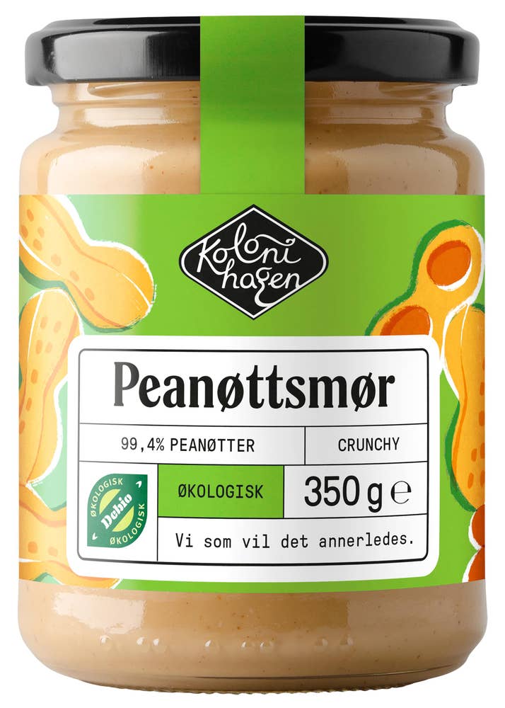 Kolonihagen Peanøttsmør økologisk Crunchy