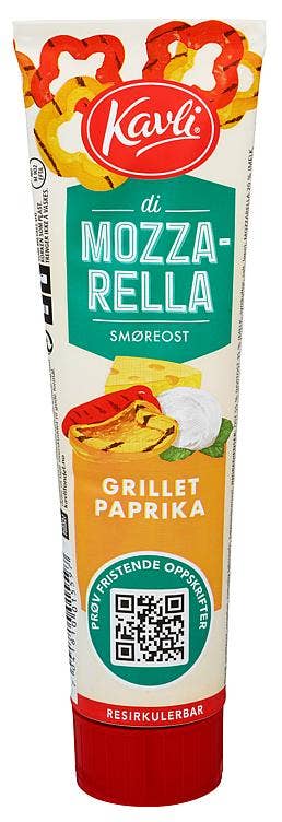 Kavli Di Mozzarella Smøreost Grillet Paprika