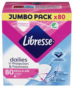 Libresse Truseinnlegg Regular Jumbo Pack