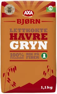 Axa Bjørn Lettkokte Havregryn
