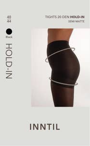 Inntil Strømpebukse Hold-In 20 DEN Sort, str. 40-44, semi-matt