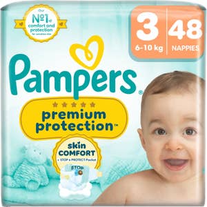 Pampers Bleier Premium Protection Str. 3, 6-10kg, 48stk