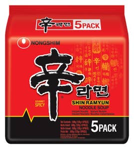 NONGSHIM Instant Noodle Shin Ramyun 5x120g