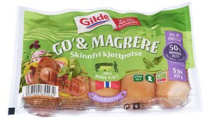 Gilde Go' & Magrere Skinnfri Kjøttpølse