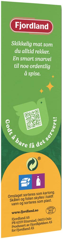 Fjordland Laks og pasta I frisk urtesaus