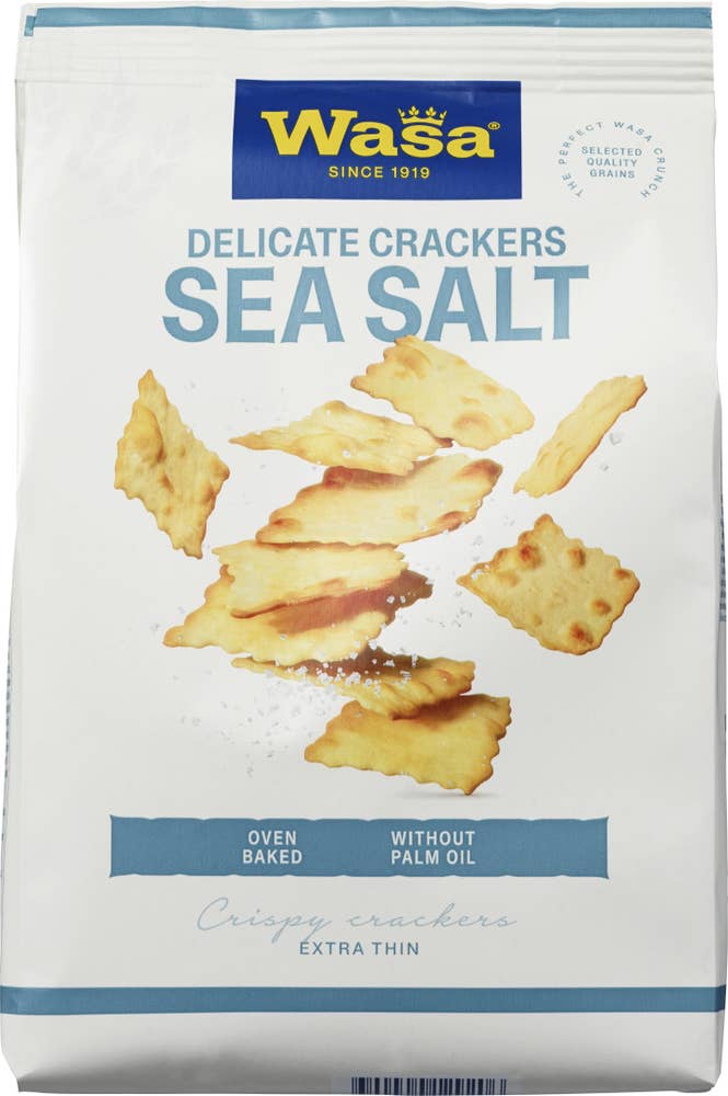 Wasa Kjeks Delicate Cracker Seasalt