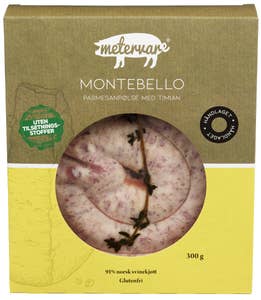 Metervare Montebello rå ostepølse