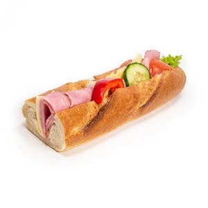 Norgescatering Baguette med ost og skinke