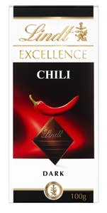 Lindt Excellence Chili Mørk Sjokolade