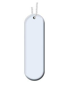 Reflexprodukter Norge Oblong hvit hengerefleks