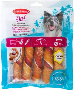 Best Friend Tyggepinner 3in1 kylling og gulrot 5stk