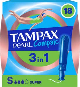 Tampax Tampong Compak Pearl Super