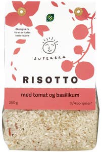Superbra Risotto Tomat og basilikum