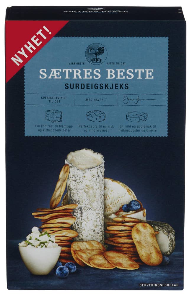 Sætres Beste Surdeigskjeks