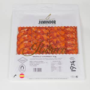 Jamondor Iberico chorizo Extra skivet