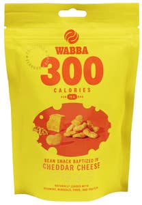 WABBA Bean Snacks Cheddar Cheese