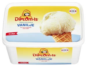 Diplom-is Fløteis vanilje