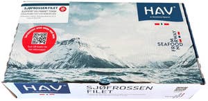 Brødrene Sperre Sjøfrossen torskefilet uten skinn, med bein