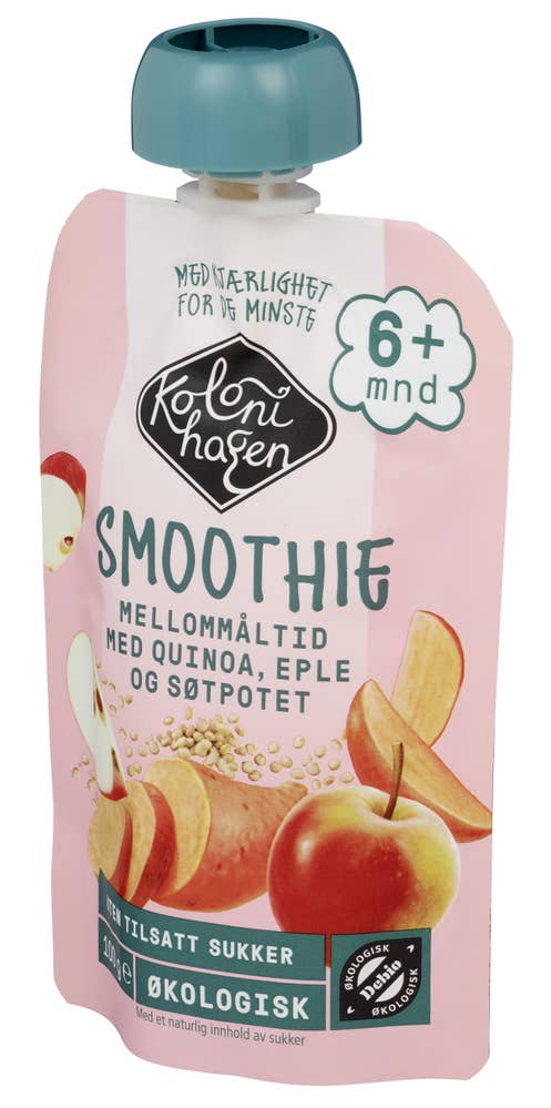Kolonihagen Smoothie med quinoa, eple og søtpotet Fra 6 mnd, økologisk