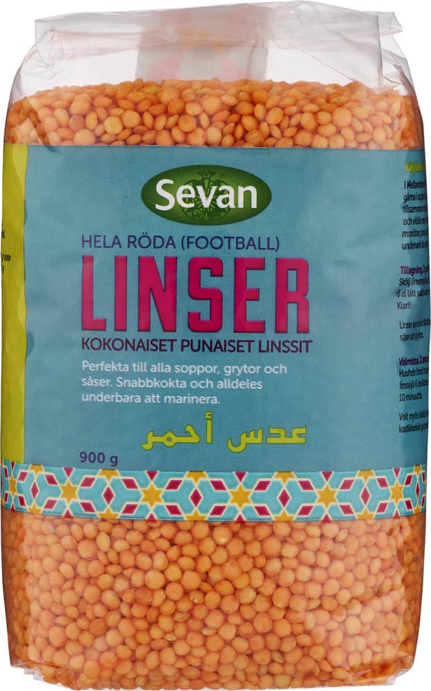 SEVAN Tørkede røde linser