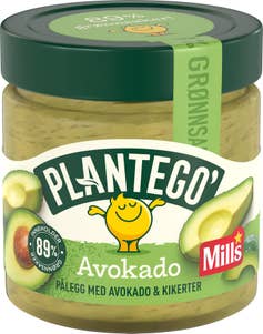 Plantego' Grønnsakspålegg Avokado & kikerter