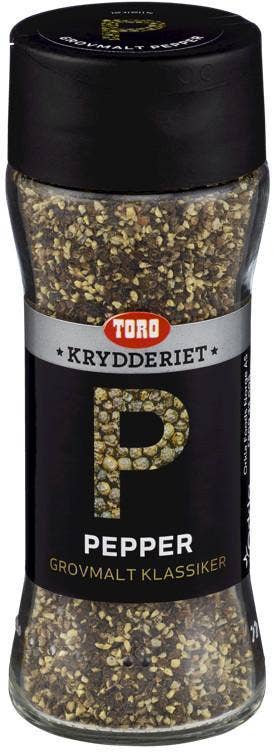 Toro Sort pepper Grovmalt