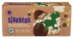 R Sjokoegg dinosaur