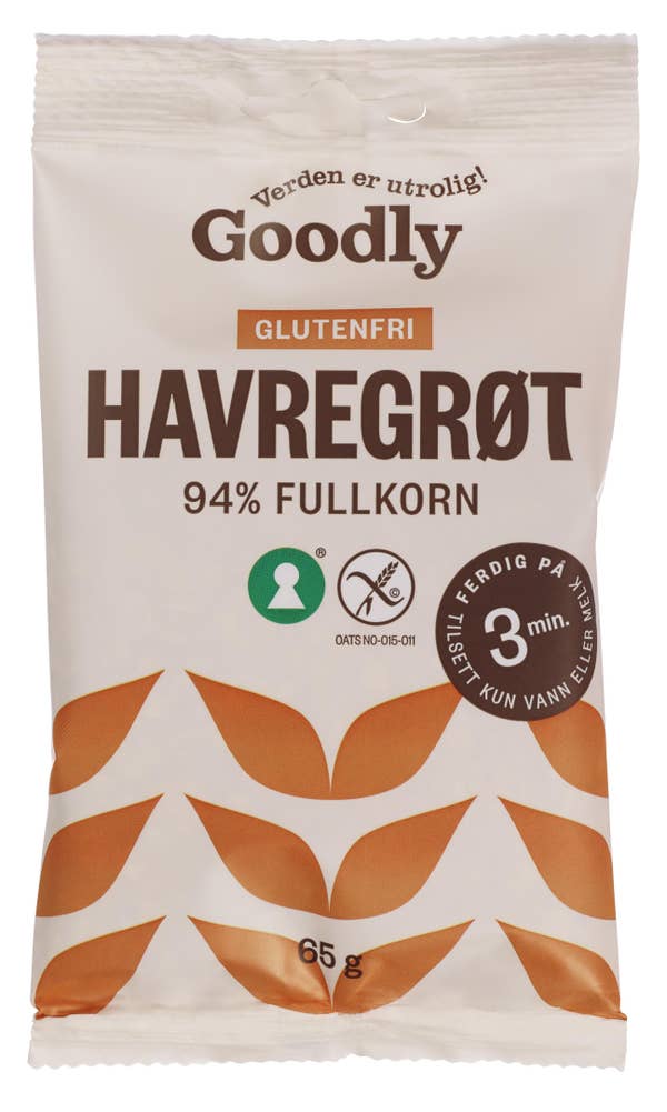 R Goodly Glutenfri havregrøt 94% fullkorn